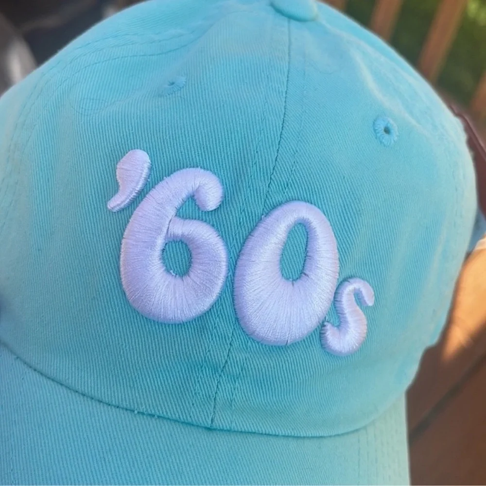 American Needle 60s Baseball Cap Hat Turquoise Blue